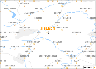 map of Weldon