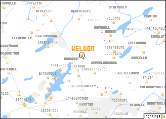map of Weldon