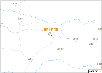 map of Welega