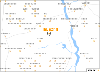 map of Wélézam