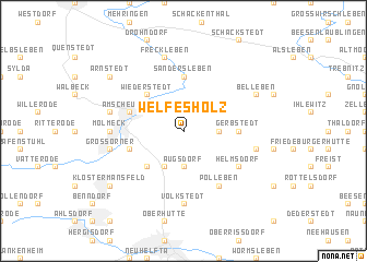 map of Welfesholz