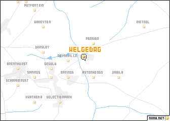 map of Welgedag