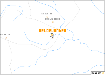 map of Welgevonden