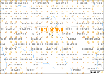 map of Welideniya