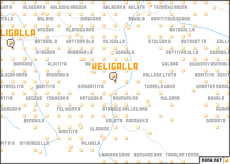 map of Weligalla