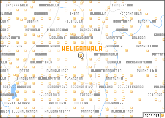 map of Weliganwala