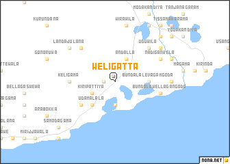 map of Weligatta