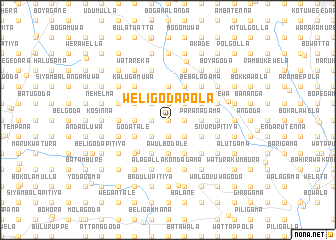 map of Weligodapola