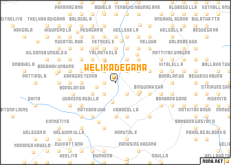 map of Welikadegama