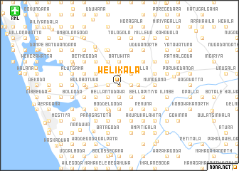 map of Welikala