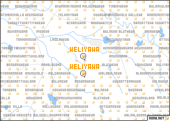 map of Weliyawa