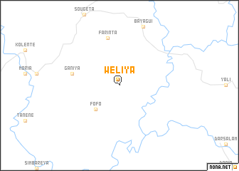 map of Wéliya