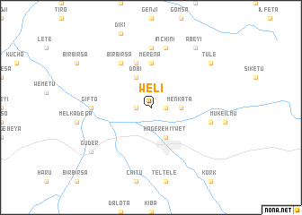 map of Welī