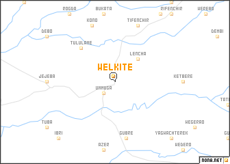 map of Welkʼītʼē