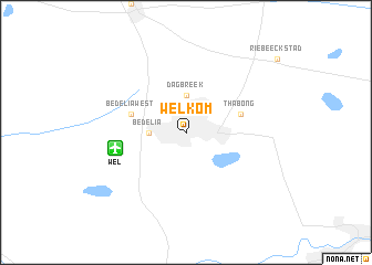 map of Welkom