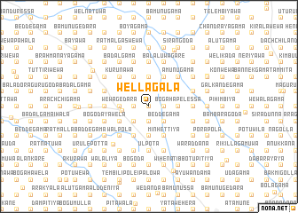 map of Wellagala