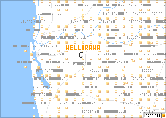 map of Wellarawa