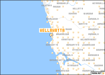 map of Wellawatta