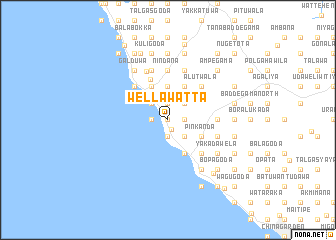 map of Wellawatta