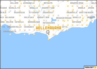 map of Wellemadama