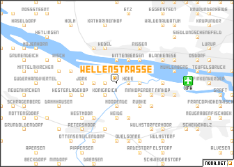 map of Wellenstraße