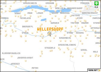 map of Wellersdorf