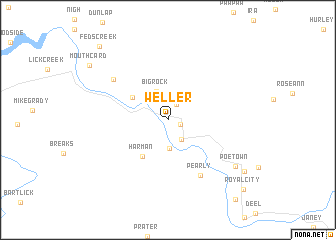 map of Weller