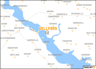 map of Wellford