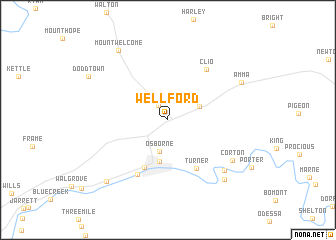 map of Wellford