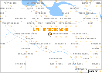 map of Wellingara Adama