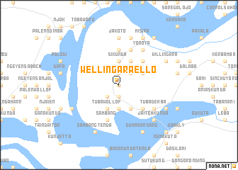 map of Wellingara Ello