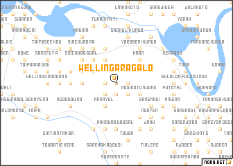 map of Wellingara Galo