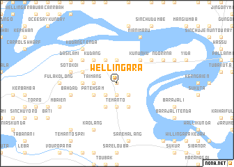 map of Wellingara