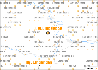 map of Wellingerode