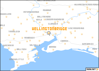 map of Wellingtonbridge