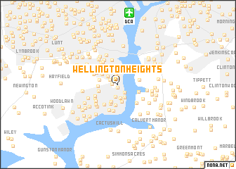 map of Wellington Heights