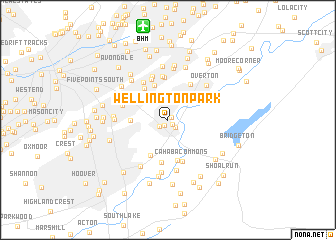 map of Wellington Park