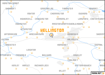 map of Wellington