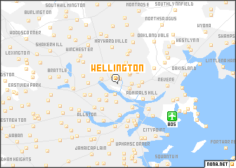 map of Wellington