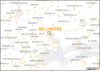 map of Wellington