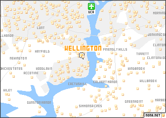 map of Wellington