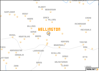 map of Wellington