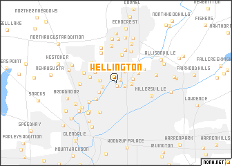 map of Wellington