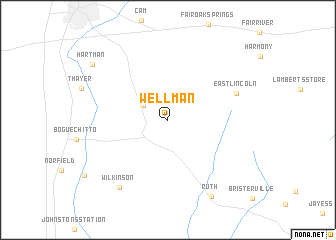 map of Wellman