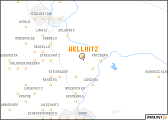 map of Wellmitz