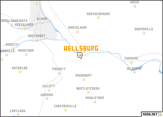 map of Wellsburg