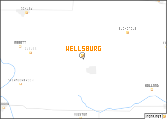 map of Wellsburg