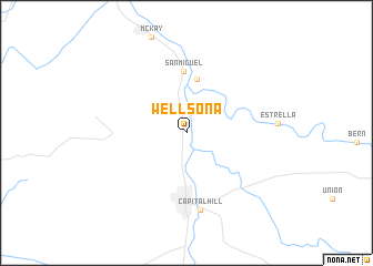 map of Wellsona