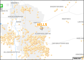 map of Wells