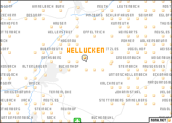 map of Wellucken